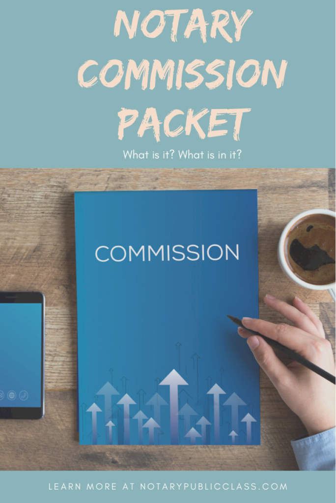 commission packet notary commission packet