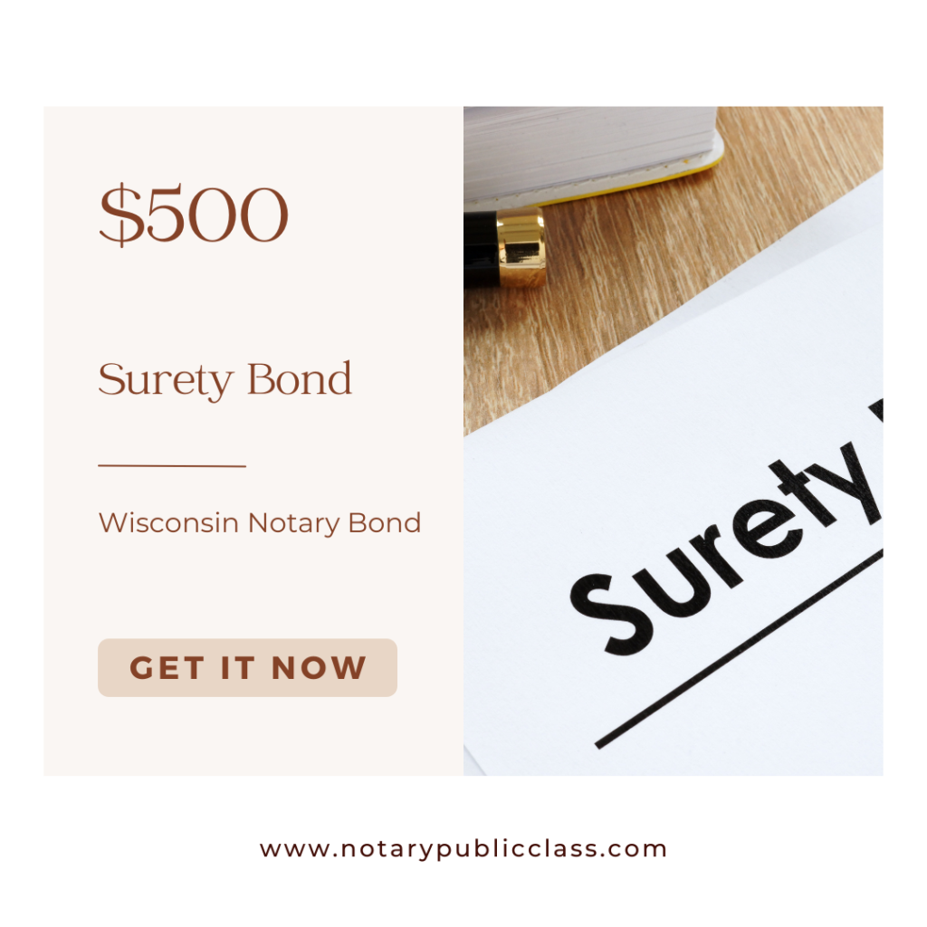 Wisconsin Notary Bond
