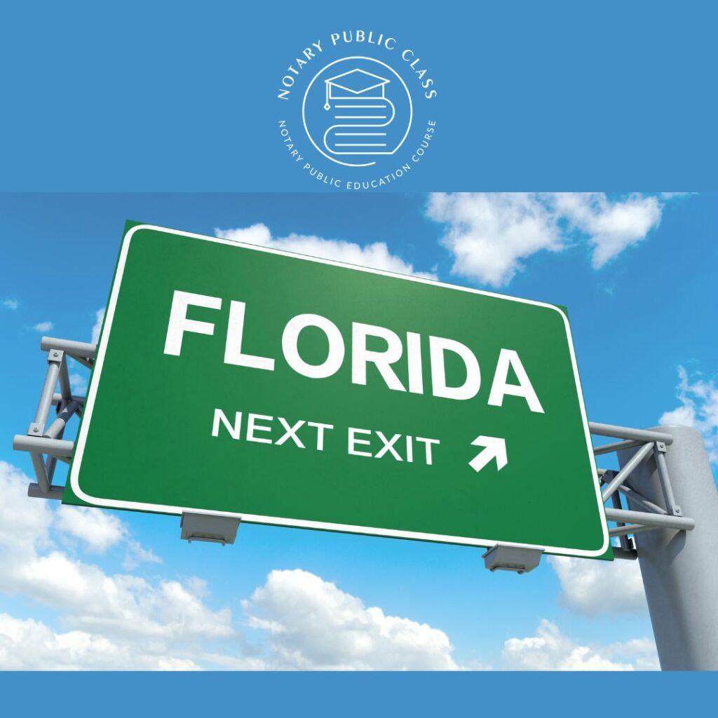 how to become a notary florida