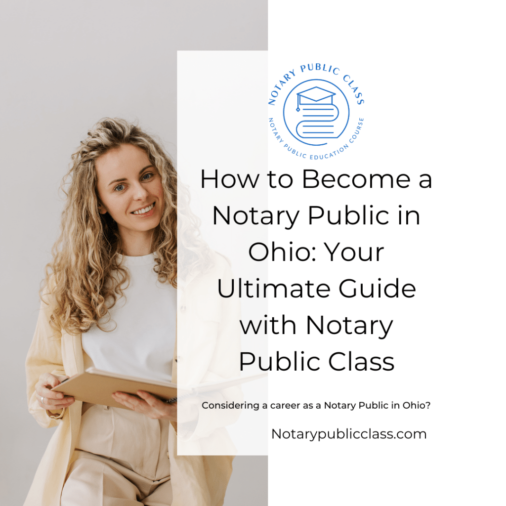 How to Become a Notary Public in Ohio: Your Ultimate Guide with Notary Public Class