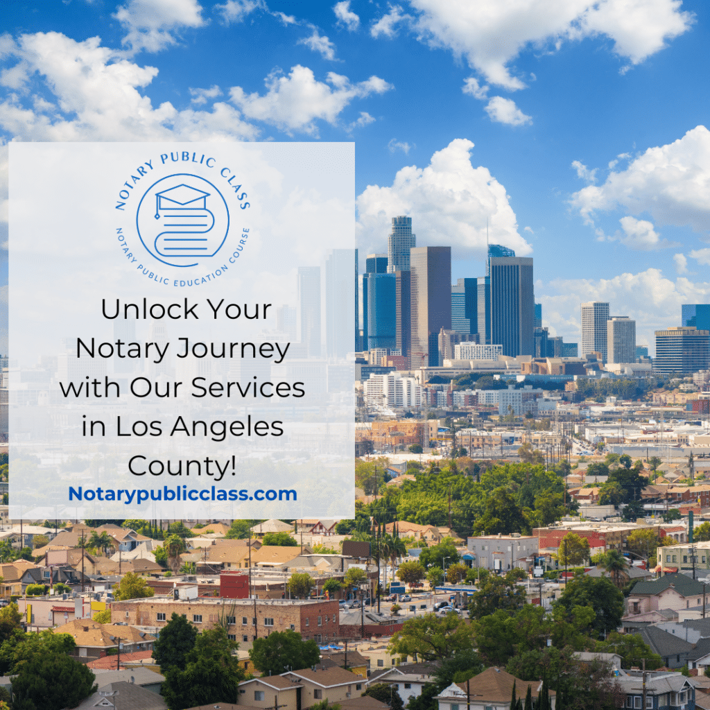 los angeles county clerk notary